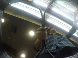 Shopping basket point of view Stock Footage