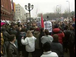 GERMANY: DEMONSTRATIONS AGAINST GROWING UNEMPLOYMENT News Clip