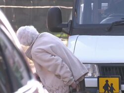 Anon Elderly People on the Hight Street News Clip