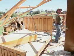Series Of Tornadoes Rips Through Oklahoma City Area Stock Footage