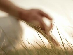 HD: Mudra Hand Position Stock Footage