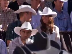 Prime William & Catherine visit Calgary Stampede News Clip
