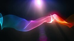 Wavy background with lens flare Stock Footage