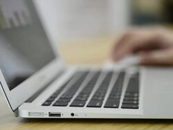 Using Laptop Stock Footage