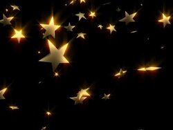 Falling Gold Stars Stock Footage