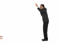 HD: Bossy Businessman Stock Footage