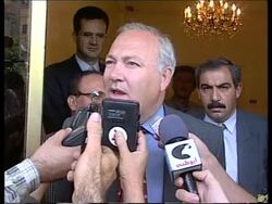 ISRAEL: PRIME MINISTER EHUD BARAK: COALITION TALKS News Clip