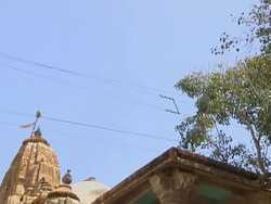 Tilt Down Reveal Shot Jain Temple Jaisalmer Fort Rajasthan India Stock Footage