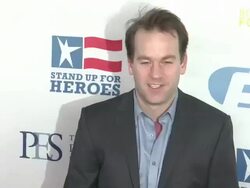 Mike Birbiglia at The 6th Annual Stand Up For Heroes Presented by The New York Comedy Festival and The Bob Woodruff Foundation Stock Footage