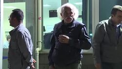 CLEAN : Ankara family and friends await news outside of the hospital News Clip