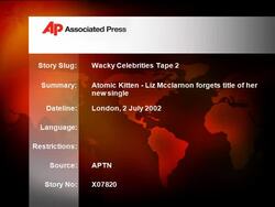 Atomic Kitten - Liz Mcclarnon forgets title of her new single News Clip