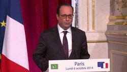 CLEAN : Hollande meets AU chief Zuma (2) News Clip