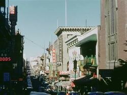 San Francisco's Chinatown Neighborhood Stock Footage