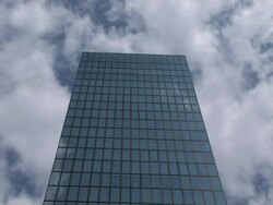 Skyscraper Sky Cloud Timelapse Stock Footage