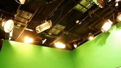 Studio lights Stock Footage
