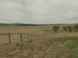 Farmland in outback Australia Stock Footage
