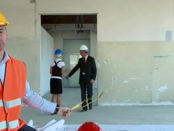 CRANE: Construction site Stock Footage