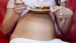 sugar for the pregnant Stock Footage