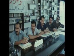SYND 25-8-73 ARAB WORKERS UNION MEETING News Clip