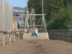 Happy swinging Stock Footage