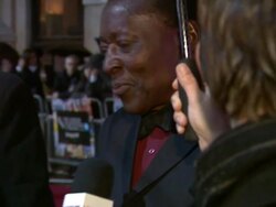 Oliver Litondo at the The First Grader Premiere: 54th BFI London Film Festival at London England. (Footage by WireImage Video/GettyImages) Stock Footage