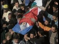 MIDDLE EAST: SUMMARY OF DAY OF VIOLENCE AND FUNERALS News Clip