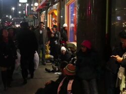 Black Friday Shoppers Stock Footage