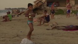 Beach-goers cause litter issues on Cuban beaches Instructional Video