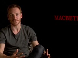 INTERVIEW - Michael Fassbender on wanting to do some stage and theater work at 'Macbeth' Interviews Stock Footage