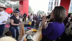 Brazilian mothers hold anti-government rally in Sao Paulo Stock Footage