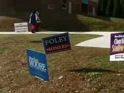 Midterms Elections Held Across The U.S. Stock Footage