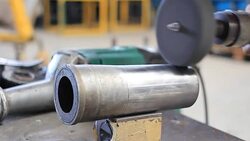 HD Dolly:Men work blasting using appliances. Stock Footage