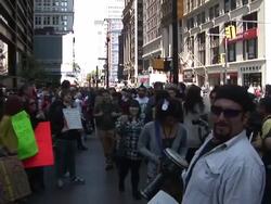 Occupy Wall Street Protests Stock Footage