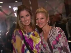Elizabeth Callender (L) and Crystal Lord at the The Museum Of Contemporary Art, Los Angeles Presents The Annual MOCA Gala at Los Angeles CA. (Footage by WireImage Video/Getty Images Entertainment Video) Stock Footage