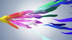 Colorful Wavy Curves (Loopable) Stock Footage