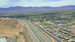 Scenic aerial shots of Utah, USA Stock Footage