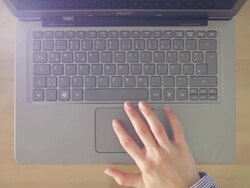 Using Laptop Touchpad Stock Footage