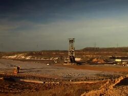 surface mining NTSC Stock Footage