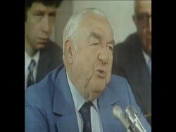 SYND 17-7-73 HOWARD BAKER AND SENATOR SAM ERVIN REQUEST TAPES FROM NIXON News Clip
