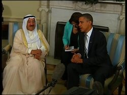 US President Barack Obama meets Emir of Kuwait News Clip