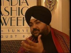 Indian designers show off wares at India Fashion Week News Clip