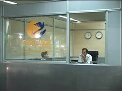 Worried passengers at airport watch news of Caspian Airlines crash Instructional Video