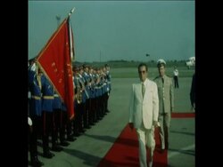 SYND 9 9 77 TITO RETURNS FROM EASTERN TOUR News Clip