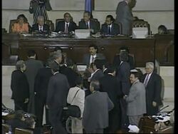 COLOMBIA: LIBERAL LEADER ELECTED VICE PRESIDENT BY CONGRESS News Clip