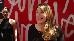 INTERVIEW - Lorraine Bracco on why it was important for her to attend at Revlonï¿½s Annual Philanthropic Luncheon Stock Footage