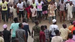 CLEAN : Supporters of Nigerias opposition celebrates victory in Kaduna News Clip