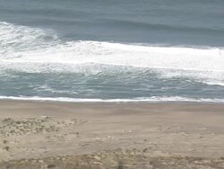WS AERIAL View of Cape Blanco state park / Oregon, United States Stock Footage