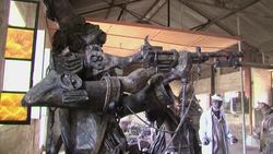 Artist creates sculptures inspired by military history Instructional Video