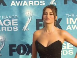 Sofia Vergara at the 42nd NAACP Image Awards at Los Angeles CA. (Footage by WireImage Video/GettyImages) Stock Footage