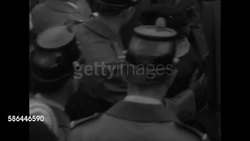 Konrad Adenauer returns to Cologne after negotiating POW returns from USSR News Clip